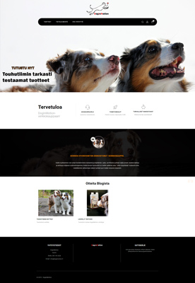 DogInMotion - koirien hyvinvointiin erikoistunut verkkokauppa